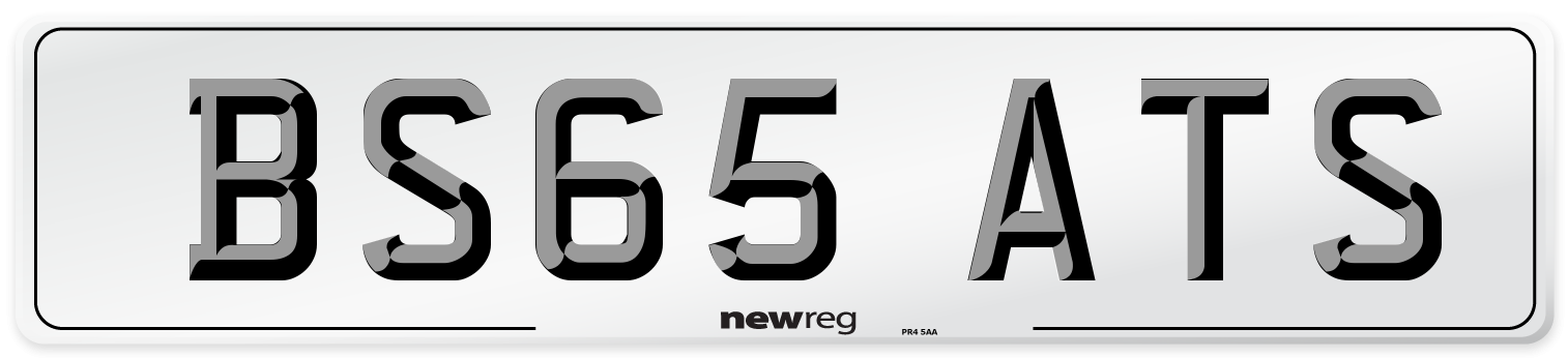 BS65 ATS Number Plate from New Reg
